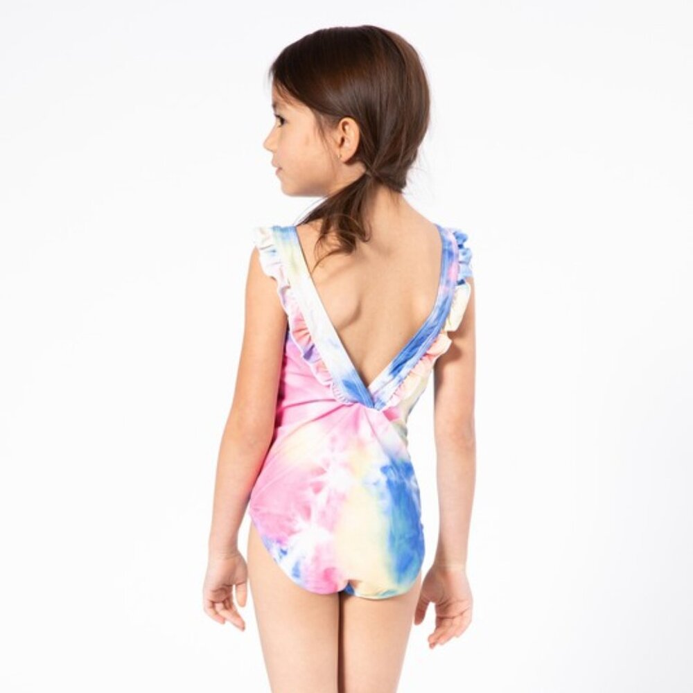 Girls Ruffle One Piece - Picture 2 of 2
